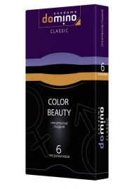Разноцветные презервативы DOMINO Colour Beauty - 6 шт. - Domino - купить с доставкой в Орехово-Зуево