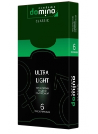Супертонкие презервативы DOMINO Ultra Light - 6 шт. - Domino - купить с доставкой в Орехово-Зуево