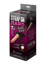 Пояс-трусики с насадкой Hard brutal-consul - 19 см. - LOVETOY (А-Полимер) - купить с доставкой в Орехово-Зуево