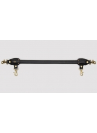 Черная распорка для ног Bound to You Faux Leather Spreader Bar - 50,8 см. - Fifty Shades of Grey - купить с доставкой в Орехово-Зуево