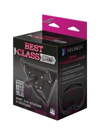 Черный пояс для насадок BEST CLASS STRAP - LOVETOY (А-Полимер) - купить с доставкой в Орехово-Зуево