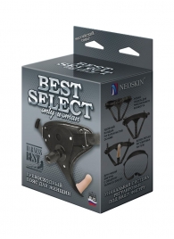 Пояс HARNESS BEST SELECT с вагинальной пробкой - LOVETOY (А-Полимер) - купить с доставкой в Орехово-Зуево