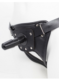 Черный пояс для насадок CLASS STRAP Restyling - LOVETOY (А-Полимер) - купить с доставкой в Орехово-Зуево
