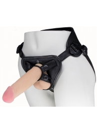 Пояс харнесс BEST UNI strap с 2 насадками - 18 и 22 см. - LOVETOY (А-Полимер) - купить с доставкой в Орехово-Зуево