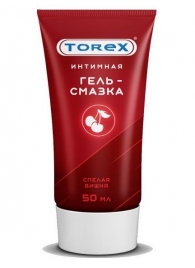 Смазка на водной основе TOREX  Спелая вишня  - 50 мл. - Torex - купить с доставкой в Орехово-Зуево