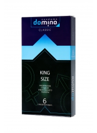Презервативы увеличенного размера DOMINO Classic King size - 6 шт. - Domino - купить с доставкой в Орехово-Зуево