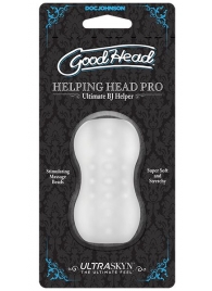 Прозрачный мини-мастурбатор Helping Head Pro - Doc Johnson - в Орехово-Зуево купить с доставкой