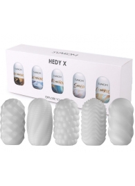 Набор из 5 мастурбаторов Hedy X5 Mixed - Svakom - в Орехово-Зуево купить с доставкой