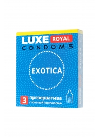 Текстурированные презервативы LUXE Royal Exotica - 3 шт. - Luxe - купить с доставкой в Орехово-Зуево
