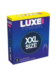 Презервативы увеличенного размера LUXE Royal XXL Size - 3 шт. - Luxe - купить с доставкой в Орехово-Зуево