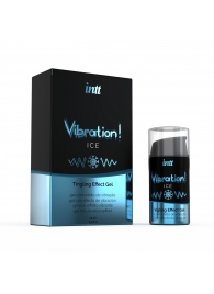 Жидкий интимный гель с эффектом вибрации Vibration! Ice - 15 мл. - INTT - купить с доставкой в Орехово-Зуево