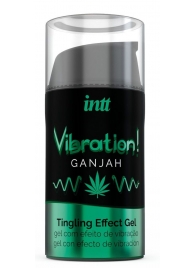 Жидкий интимный гель с эффектом вибрации Vibration! Ganjah - 15 мл. - INTT - купить с доставкой в Орехово-Зуево