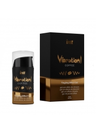 Жидкий интимный гель с эффектом вибрации Vibration! Coffee - 15 мл. - INTT - купить с доставкой в Орехово-Зуево