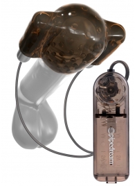 Дымчатый вибростимулятор головки пениса Dual Vibrating Head Teaser - Pipedream - в Орехово-Зуево купить с доставкой