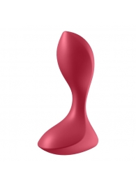 Красный вибромассажёр простаты Satisfyer Backdoor Lover - 14 см. - Satisfyer - в Орехово-Зуево купить с доставкой