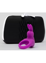 Фиолетовое эрекционное виброкольцо Happy Rabbit Cock Ring Kit - Happy Rabbit - в Орехово-Зуево купить с доставкой