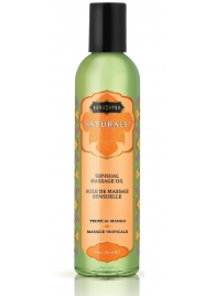 Массажное масло Naturals Tropical Mango с ароматом манго - 236 мл. - Kama Sutra - купить с доставкой в Орехово-Зуево