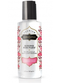 Гель-лубрикант на водной основе Divine Nectars Strawberry Dream с ароматом клубники - 150 мл. - Kama Sutra - купить с доставкой в Орехово-Зуево