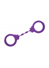 Фиолетовые силиконовые поножи Limitation - Lola Games - купить с доставкой в Орехово-Зуево