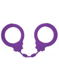 Фиолетовые силиконовые поножи Limitation - Lola Games - купить с доставкой в Орехово-Зуево