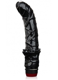 Черный вибромассажер простаты 6  Premium Prostate Massager - BlueLine - в Орехово-Зуево купить с доставкой