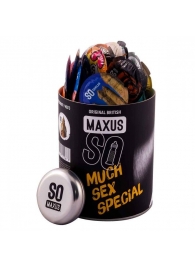 Текстурированные презервативы в кейсе MAXUS So Much Sex - 100 шт. - Maxus - купить с доставкой в Орехово-Зуево