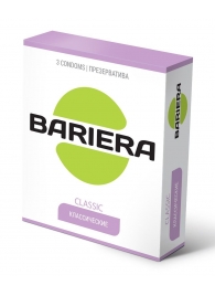 Классические презервативы Bariera Classic - 3 шт. - Bariera - купить с доставкой в Орехово-Зуево