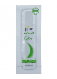 Лубрикант на водной основе pjur WOMAN Aloe - 2 мл. - Pjur - купить с доставкой в Орехово-Зуево