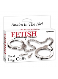 Металлические наручники Metal Leg Cuffs - Pipedream - купить с доставкой в Орехово-Зуево
