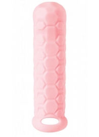 Розовый фаллоудлинитель Homme Long - 15,5 см. - Lola Games - в Орехово-Зуево купить с доставкой