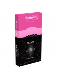 Презервативы с точками и рёбрышками DOMINO Classic Extase - 6 шт. - Domino - купить с доставкой в Орехово-Зуево