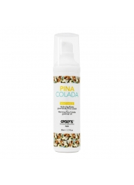 Разогревающее массажное масло с ароматом пина колада Gourmet Pina Colada - 50 мл. - Exsens - купить с доставкой в Орехово-Зуево