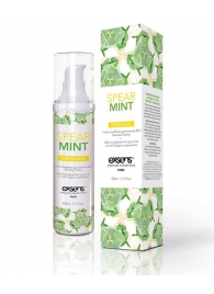 Разогревающее массажное масло Gourmet Spearmint Organic с органическими ингредиентами - 50 мл. - Exsens - купить с доставкой в Орехово-Зуево