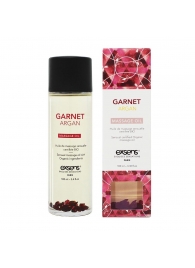 Органическое массажное масло GARNET ARGAN - 100 мл. - Exsens - купить с доставкой в Орехово-Зуево