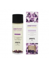 Органическое массажное масло AMETHYST SWEET ALMOND - 100 мл. - Exsens - купить с доставкой в Орехово-Зуево