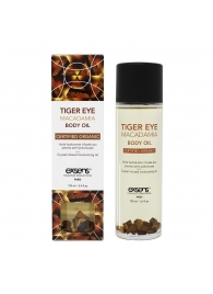 Органическое массажное масло TIGER EYE MACADAMIA - 100 мл. - Exsens - купить с доставкой в Орехово-Зуево