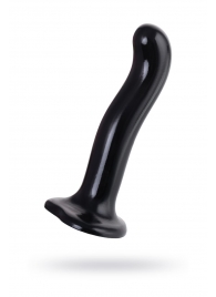 Черный стимулятор для пар P G-Spot Dildo Size L - 19 см. - Strap-on-me - в Орехово-Зуево купить с доставкой