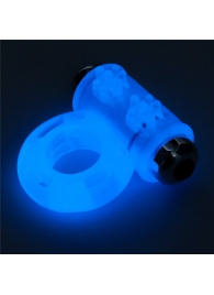 Голубое, светящееся в темноте эрекционное виброкольцо Lumino Play Vibrating Penis Ring - Lovetoy - в Орехово-Зуево купить с доставкой