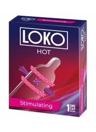Стимулирующая насадка на пенис LOKO HOT с возбуждающим эффектом - Sitabella - в Орехово-Зуево купить с доставкой