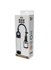 Прозрачная вакуумная помпа с манометром Deluxe Penis Pump - Dream Toys - в Орехово-Зуево купить с доставкой