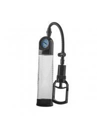 Прозрачная вакуумная помпа с манометром Deluxe Penis Pump - Dream Toys - в Орехово-Зуево купить с доставкой