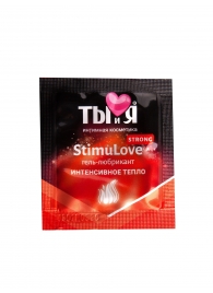 Разогревающий гель-лубрикант Stimulove Strong в одноразовой упаковке - 4 гр. - Биоритм - купить с доставкой в Орехово-Зуево