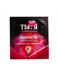 Возбуждающий крем для женщин Sextaz-W в одноразовой упаковке - 1,5 гр. - Биоритм - купить с доставкой в Орехово-Зуево