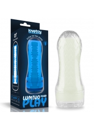 Светящийся в темноте мастурбатор Lumino Play Masturbator Ribbed - Lovetoy - в Орехово-Зуево купить с доставкой