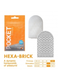 Карманный мастурбатор HEXA-BRICK - Tenga - в Орехово-Зуево купить с доставкой