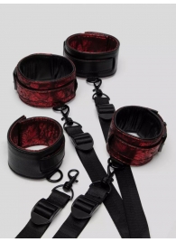 Изысканный набор фиксаций на кровати Reversible Under Mattress Restraint Set - Fifty Shades of Grey - купить с доставкой в Орехово-Зуево
