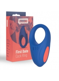 Синее эрекционное кольцо RRRING First Date Cock Ring - FeelzToys - в Орехово-Зуево купить с доставкой