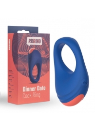 Синее эрекционное кольцо RRRING Dinner Date Cock Ring - FeelzToys - в Орехово-Зуево купить с доставкой