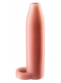 Телесная насадка Real Feel Enhancer XL - 17 см. - Pipedream - в Орехово-Зуево купить с доставкой
