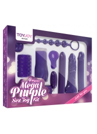 Эротический набор Toy Joy Mega Purple - Toy Joy - купить с доставкой в Орехово-Зуево
